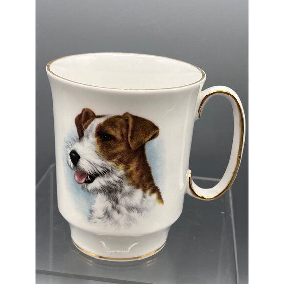 British Royal Windsor Coffee Cup Jack Russell Terrier Fine Bone China Mug Englan - Picture 8 of 15